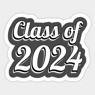 Class of 2024 - Simple Design Sticker